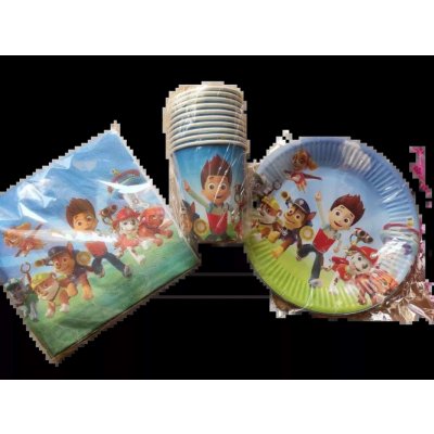 AMSCAN Papírové talířky Tlapková Patrola 23cm – Zboží Dáma AMSCAN Papírové talířky Tlapková Patrola 23cm – Zboží Dáma