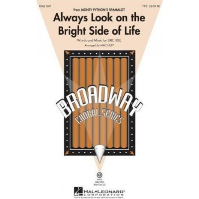 Eric Idle Always Look on the Bright Side of Life TTB noty na sborový zpěv SADA 5 ks – Zboží Mobilmania