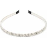 Kovová čelenka se štrasovými kamínky Barva: stříbrná – Hledejceny.cz