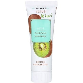 Korres Beauty shots Scrub Kiwi jemný čistící peeling s kiwi 18 ml