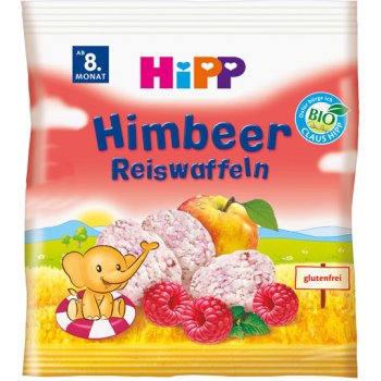 HiPP BIO malinové rýžové oplatky 40 g