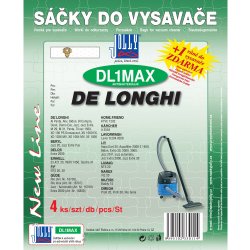 Jolly MAX DL 1 4 ks do vysav. DE LONGHI