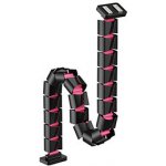 Powerton magnetický husí krk černo-růžový 1285 mm pro výškově nastavitelné stoly KH006PXC14 – Zboží Živě