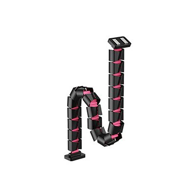 Powerton magnetický husí krk černo-růžový 1285 mm pro výškově nastavitelné stoly KH006PXC14 – Zboží Živě