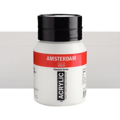 Amsterdam Standard akrylová barva 500 ml 104 Zinc White – Zboží Dáma