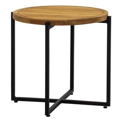 Apple Bee Condor, kulatý 54x50 cm, rám hliník Oyster, deska teak – Hledejceny.cz