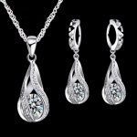 Fally Souprava náhrdelník a náušnice se zirkony Tears of Life JS1339 – Hledejceny.cz