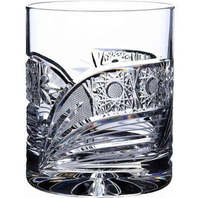 PB CRYSTAL Broušené sklenice na whisky 6 ks Brus kometa 330 ml