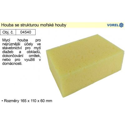 Houba se strukturou mořské houby 165x110x60mm – Zbozi.Blesk.cz