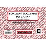 Baloušek Tisk PT080 Pokladní složenka do banky, A6, samopropisovací – Zboží Živě