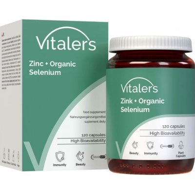 Vitaler's Zinek 15 mg + Selen 200 mcg 120 kapslí – Hledejceny.cz