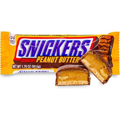 Snickers Crunchy Peanut Butter 50,5 g – Hledejceny.cz