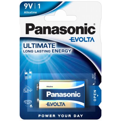 Panasonic EVOLTA 6LR61EGE/1BP – Zboží Mobilmania