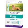 Antiparazitika HAPPS Herbal kapky proti blechám a klíšťatům pro velké psy 20-40 kg