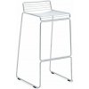 Barová židle HAY Hee Bar Stool High, hot galvanised