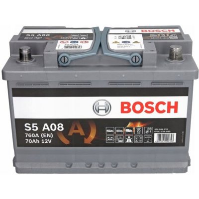 Bosch S5A 12V 70Ah 780A 0 092 S5A 080 – Zboží Mobilmania