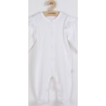 NEW BABY Kojenecký bavlněný overal Practical bílý holka – Zboží Mobilmania