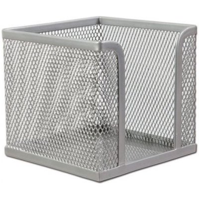 Kovový zásobník na bločky CONCORDE, stříbrný – Zboží Dáma