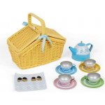 Bigjigs Toys Pikniková sada v košíku – Zboží Dáma