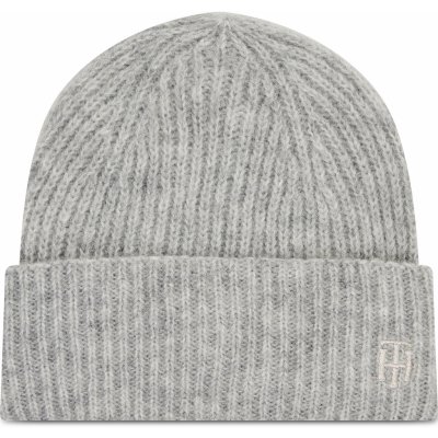 Tommy Hilfiger Th Effortless beanie AW0AW10654 Šedá – Zboží Mobilmania