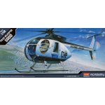 Academy Model Kit vrtulník 12249 HUGHES 500D POLICE HELICOPTER 1:48 – Hledejceny.cz