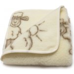 Jako v peřince Dětská deka z ovčí vlny merino Sunny – Zboží Dáma