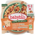 BABYBIO Těstoviny coquillettes s mrkví, žampiony, šunkou 200 g – Sleviste.cz