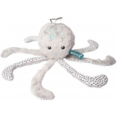 Hencz Toys edukační hračka šustík Chobotnice minky šedá – Zboží Mobilmania