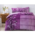 Xpose mikroplyš povlečení Adina fialové 140x200 70x90 – Zboží Mobilmania