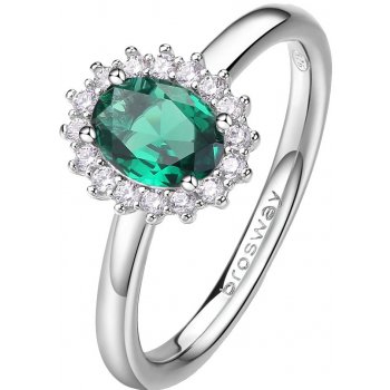 Brosway stříbrný prsten Fancy Life Green FLG71