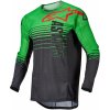 Dres na motorku Alpinestars Techstar PHANTOM černo-antracitovo-zelený