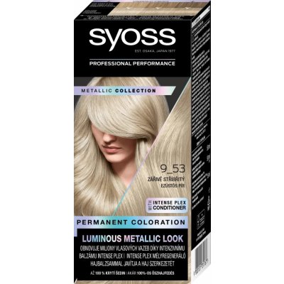 Syoss barva na vlasy 9-53 zářivě stříbřitý 50 ml – Zbozi.Blesk.cz