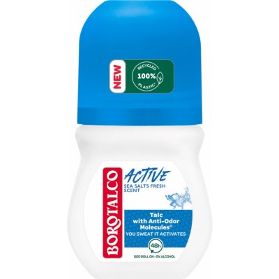 Borotalco Active Sea Salt Fresh roll-on 50 ml – Sleviste.cz