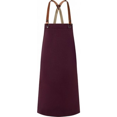 Karlowsky Pohodlná zástěra s popruhy přes ramena pro odlehčení při práci lilková Pantone 5185C 70x85cm KY054 – Hledejceny.cz