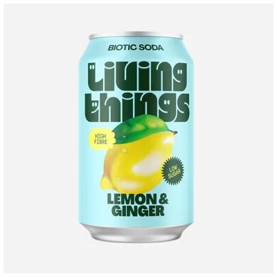 Living Things Soda broskev a pomeranč 12 x 330 ml – Hledejceny.cz