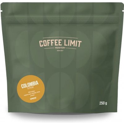 COFFEE LIMIT COLOMBIA Supremo zrnková 250 g – Hledejceny.cz