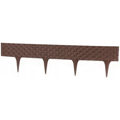 Gardenplast Zahradní palisáda Rattan Palisade 9,5 cm / 0,8 m hnědá 1 ks – Sleviste.cz