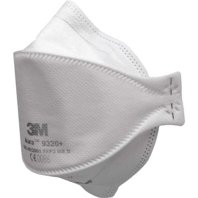 3M 9320+ AURA BLK Skládací respirátor FFP2 bez výdechového ventilku – Zbozi.Blesk.cz