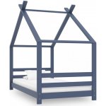 PETROMILA Rám dětské postele šedý masivní borovice – Sleviste.cz