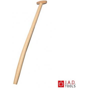 J.A.D. TOOLS 5725 Násada na lopatu dřevěná, prohnutá, rukojeť T, 120 cm