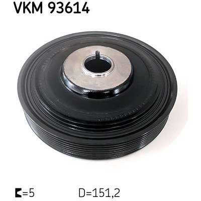 SKF Řemenice, klikový hřídel VKM93614 – Zboží Mobilmania