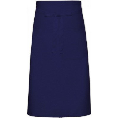 Link Kitchen Wear Kuchařská zástěra s kapsou keprová, praní na 60 °C modrá námořní, 70 x 120 cm X1000T – Hledejceny.cz