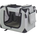 A.K. Dogcrate Přepravka látková nylon šedá 90 x 61 x 65 cm – Sleviste.cz