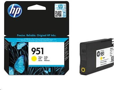 HP 951 originální inkoustová kazeta žlutá CN052AE