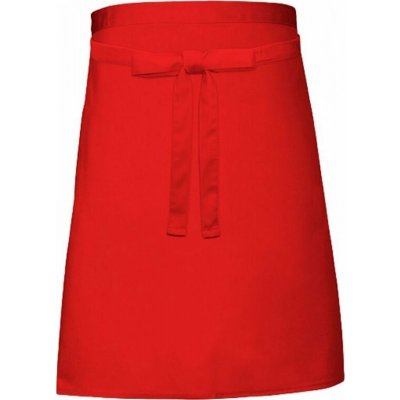 Link Kitchen Wear Pekařská lehčí zástěra délka pod kolena 240 g/m Červená X997 – Hledejceny.cz