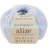 Příze Alize Merino Royal 480 - světle modrá