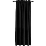 Mybesthome Shary Blackout Zatemňovací závěs s řasící páskou, 135 × 270 cm, černý, 1 ks – Hledejceny.cz