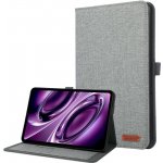 Vsechnonamobil 145903 FABRIC Zaklápěcí obal pro Xiaomi Redmi Pad 2 9.7 / Redmi Pad 2 SE šedý – Zboží Živě