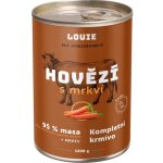 Louie Dog Hovězí s mrkví 400 g – Sleviste.cz