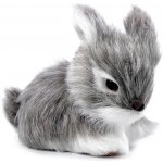 Velikonoční zajíček plyšový do věnců a truhlíků, barva 4 šedá světlá – Zboží Mobilmania